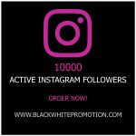 10000 Active Instagram Followers