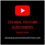250 Real YouTube Subscribers