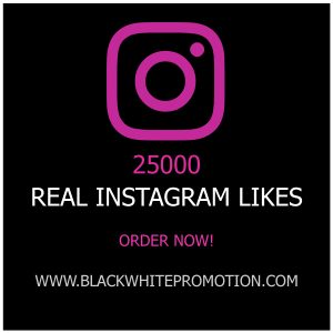 25000 Real Instagram Likes