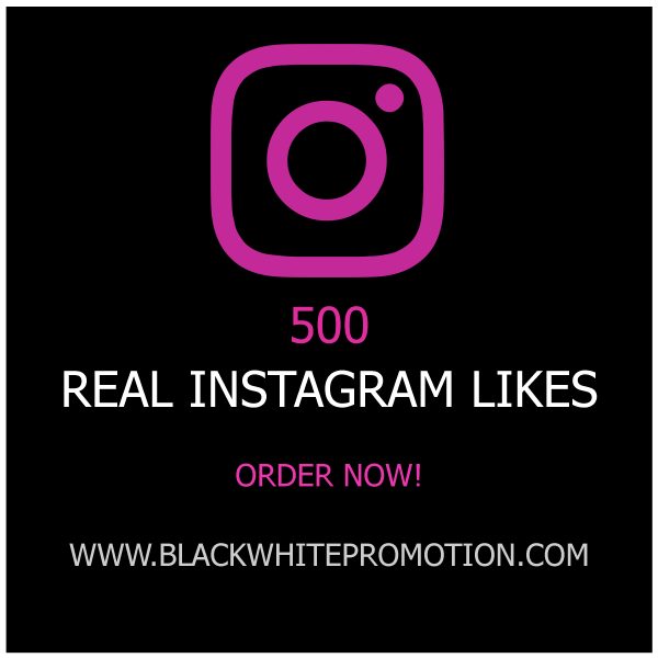 500 Real Instagram Likes