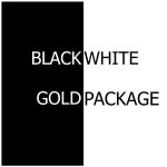 Black White Gold Package