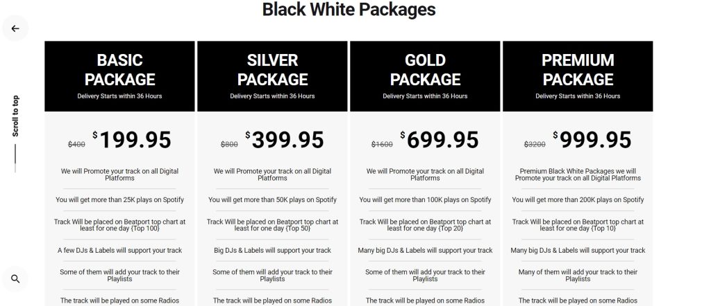 Black White Packages