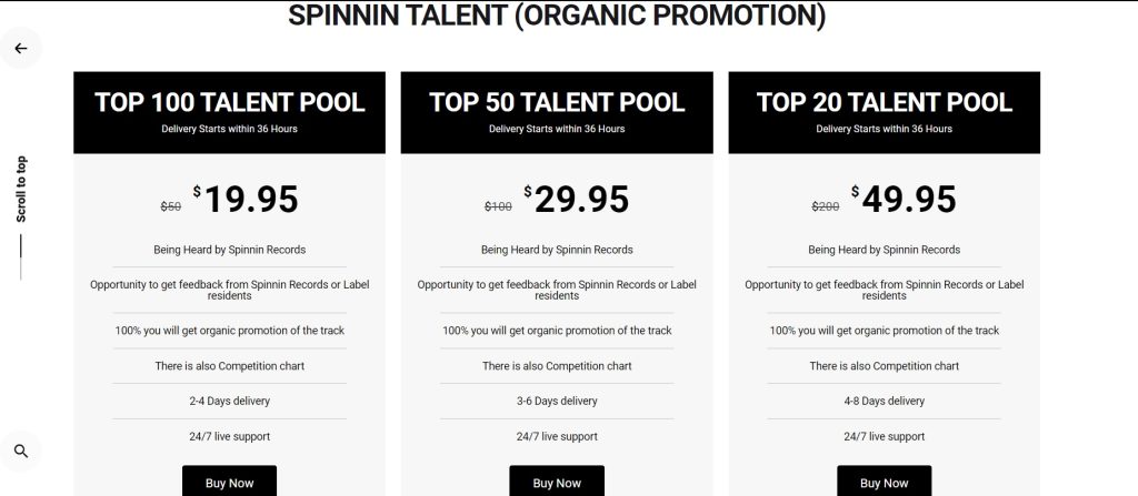 Spinnin Talent Pool Promotion